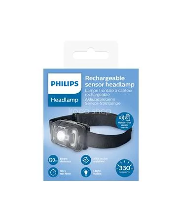Fejlámpa, LED, újratölthető, PHILIPS