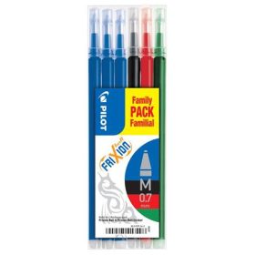   Rollertoll betét, 0,35 mm, törölhető, PILOT "Frixion Ball/Clicker", 4 vegyes szín