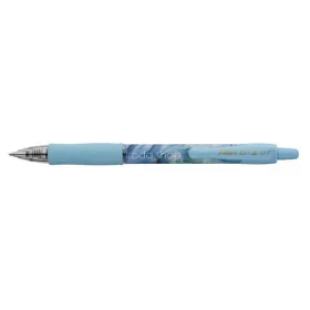   Zseléstoll, 0,32 mm, nyomógombos, kék tolltest, PILOT "G-2 Flow", kék