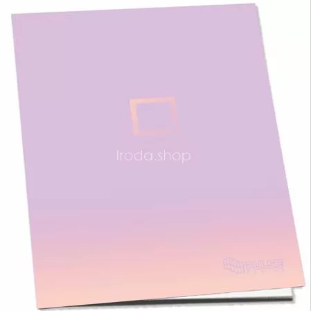 Füzet, tűzött, A4, kockás, 52 lap, PULSE "Pastel Colours"