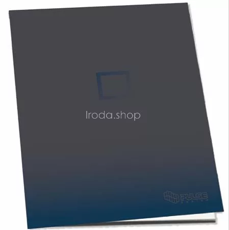 Füzet, tűzött, A4, kockás, 52 lap, PULSE "Dark Colours"