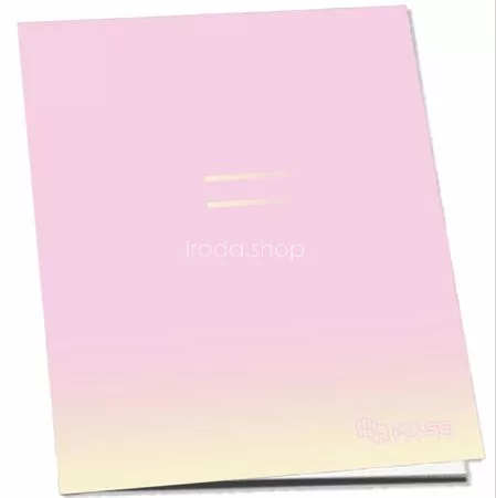 Füzet, tűzött, A5, vonalas, 52 lap, PULSE "Pastel Colourss"