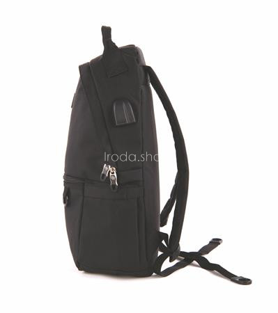 Hátizsák, notebook tartóval, PULSE "Cloud", fekete