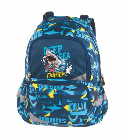 Hátizsák, anatómiai, PULSE "Anatomic Deep Sea Fighter", világoskék-sötétkék