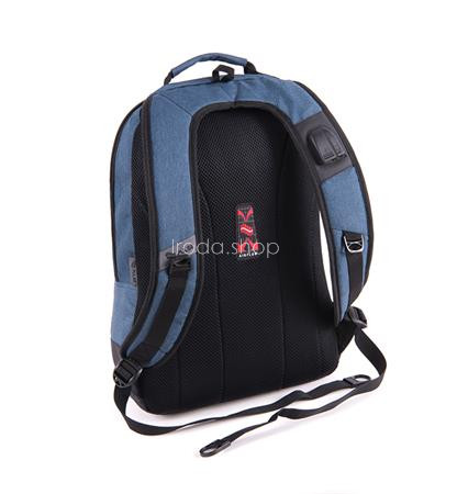 Hátizsák, notebook tartóval, PULSE "Bicolor Yale", kék