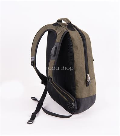 Hátizsák, notebook tartóval, PULSE "Bicolor Olive", zöld