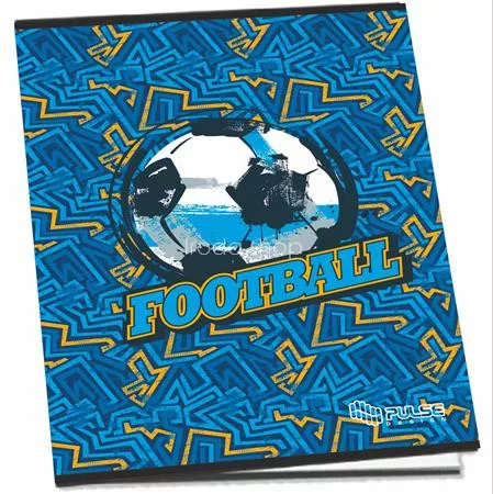 Füzet, tűzött, A5, kockás, 52 lap, PULSE "Boys"