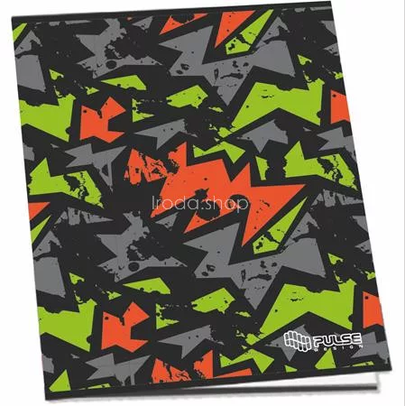 Füzet, tűzött, A5, kockás, 52 lap, PULSE "Boys"