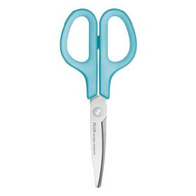   Olló, általános, balkezes, 17,5 cm, PLUS "Fitcut Curve", világoskék