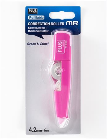 Hibajavító roller, 4,2mm x 6m, PLUS "MR", pink