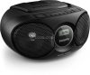 Rádió, CD-lejátszóval, PHILIPS "AZ215", fekete