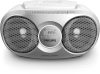 Rádió, CD-lejátszóval, PHILIPS "AZ215", ezüst