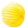 Lampion, kerek, 22 cm, sárga