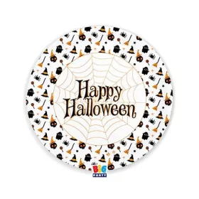 Tányér, papír, 22 cm, "Halloween"