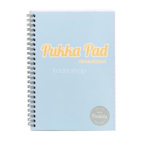   Spirálfüzet, A5, vonalas, 100 lap, PUKKA PAD "Pastel Jotta Pad", vegyes szín