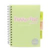 Spirálfüzet, A5, vonalas, 100 lap, PUKKA PAD "Pastel project book", vegyes szín