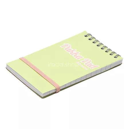 Jegyzetfüzet, spirálozott, A7, vonalas, 50 lap, PUKKA PAD "Pastel", vegyes színek