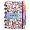 Spirálfüzet, B5, vonalas, 100 lap, PUKKA PAD "Project Book Bloom", vegyes minta