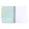Spirálfüzet, B5, PUKKA PAD "Study book", szürke