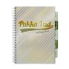 Spirálfüzet, A4, vonalas, elválasztóval, 100 lap, PUKKA PAD "Haze Project Book", vegyes szín