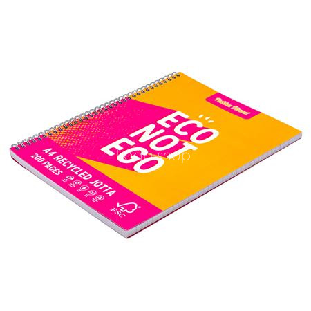 Spirálfüzet, A4+, vonalas, 100 lap, PUKKA PAD "Planet Jotta", vegyes szín