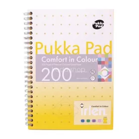   Spirálfüzet, A5, vonalas, 100 lap, PUKKA PAD "Irlen Jotta Gold"