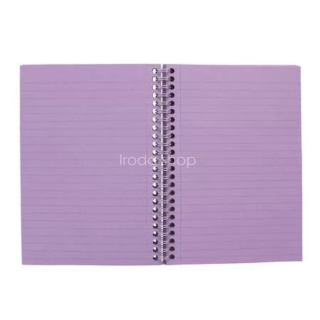 Spirálfüzet, A5, vonalas, 100 lap, PUKKA PAD "Irlen Jotta Lavender"