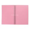 Spirálfüzet, A5, vonalas, 100 lap, PUKKA PAD "Irlen Jotta Rose"