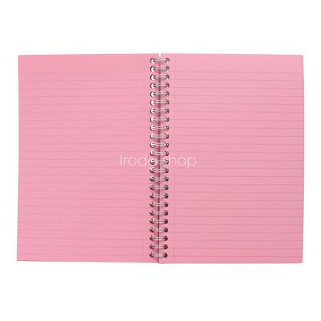 Spirálfüzet, A5, vonalas, 100 lap, PUKKA PAD "Irlen Jotta Rose"