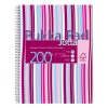 Spirálfüzet, A4+, vonalas, 100 lap, PUKKA PAD "Stripe Jotta"