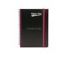 Spirálfüzet, A5, vonalas, 100 lap, PUKKA PAD, "Neon notepad"