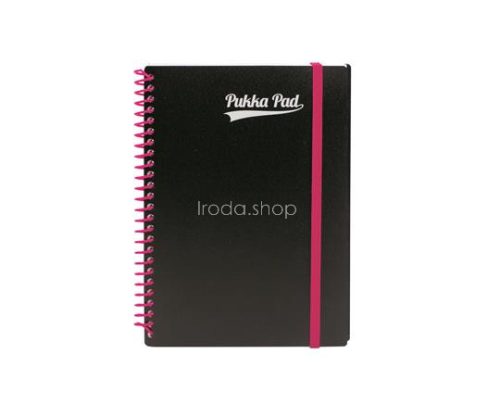 Spirálfüzet, A5, vonalas, 100 lap, PUKKA PAD, "Neon notepad"