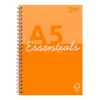 Spirálfüzet, A5, vonalas, 80 lap, PUKKA PAD "Unipad Essentials Jotta", vegyes