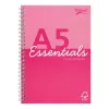 Spirálfüzet, A5, vonalas, 80 lap, PUKKA PAD "Unipad Essentials Jotta", vegyes