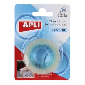   Ragasztószalag, 19 mm x 33 m, magasfényű, APLI "Crystal"