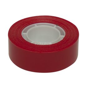 Ragasztószalag, 19 mm x 33 m, APLI, piros