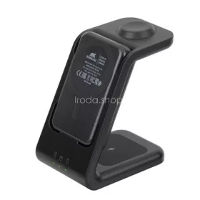   Töltőállomás, vezeték nélküli, mágneses, 5000mAh, RIVACASE "VA4917"