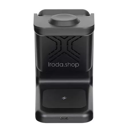 Töltőállomás, vezeték nélküli, mágneses, 5000mAh, RIVACASE "VA4917"