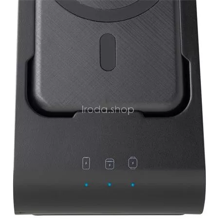 Töltőállomás, vezeték nélküli, mágneses, 5000mAh, RIVACASE "VA4917"