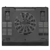 Notebook állvány, hűtőventilátorral, 17,3", RIVACASE "5556", fekete