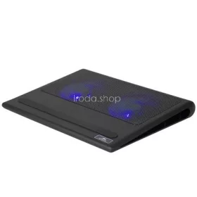   Notebook állvány, hűtőventilátorral, 17,3", RIVACASE "5557", fekete