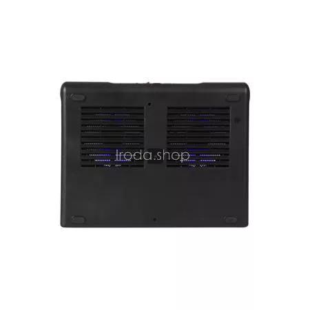 Notebook állvány, hűtőventilátorral, 17,3", RIVACASE "5557", fekete