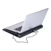 Notebook állvány, hűtőventilátorral, 17,3", RIVACASE "5557", fekete