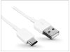 USB töltő- és adatkábel, USB Type-C, 150 cm, Samsung, fehér, gyári