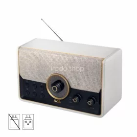   SAL RRT 6B retro táskarádió, multimédia lejátszó, 6 in 1, BT, USB, MicroSD, AUX, FM rádió, kihangosító, beépített mikrofon