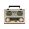 SAL RRT3 retro táskarádió, stereo multimédia lejátszó, BT, USB/microSD, AUX, 3-sávos rádió, hálózati/elemes