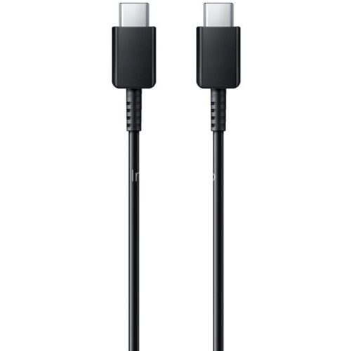 USB Type-C töltő- és adatkábel, USB Type-C, 100 cm, gyorstöltés, Samsung, fekete, gyári, 