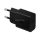 Hálózati töltő adapter, 15W, USB Type-C aljzat, PD, gyorstöltés, Samsung, fekete, gyári