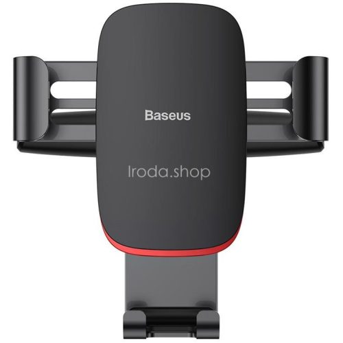 Autós tartó, Univerzális, CD-lejátszóba rögzíthető, 65 - 90 mm széles készülékig, 360°-ban forgatható, Baseus Metal Age Gravity, fekete