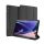 Samsung Galaxy Tab S9 FE (10.9) / Tab S10 FE (10.9) SM-X510 / X516B / X520 / X526, mappa tok, Trifold, érintőceruza tartó, Dux Ducis Domo, fekete